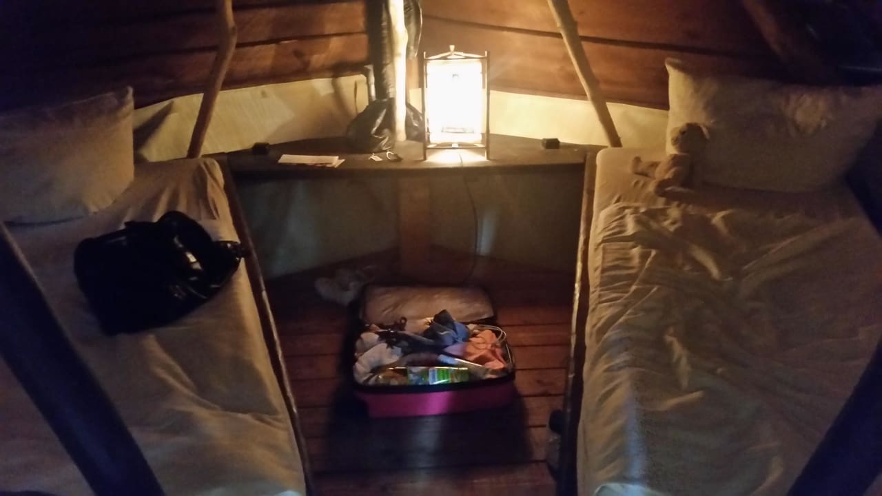 Premiumzelt von innen Tropical Islands Resort