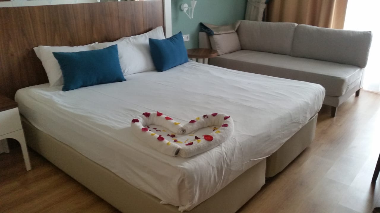 Freundlichkeiten auf dem immer sauberen schönem Zimmer Seashell Vega