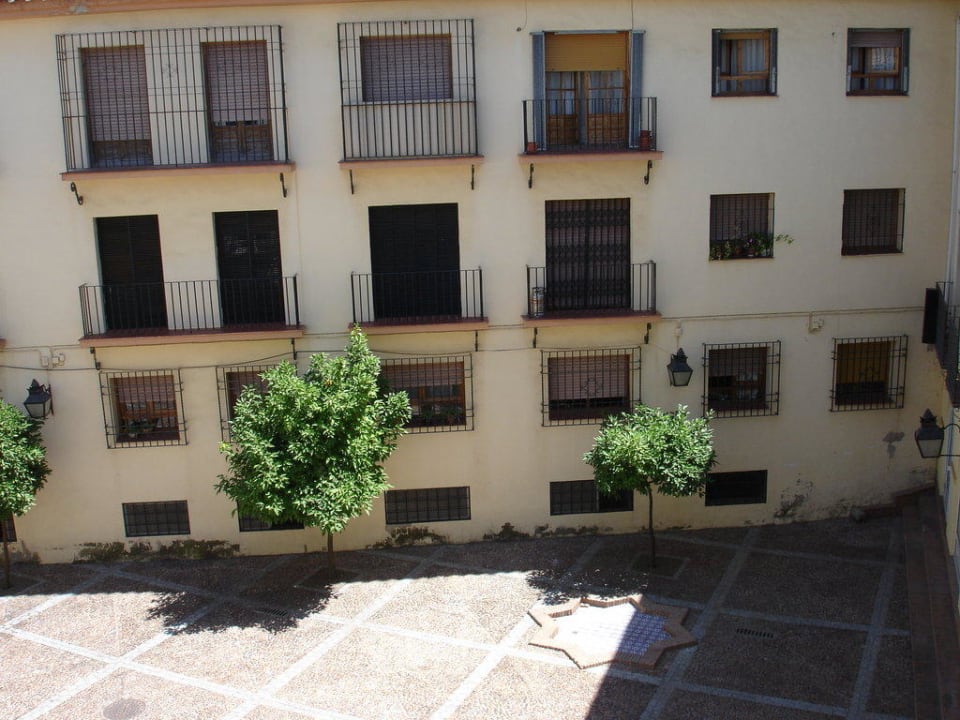 Ausblick aus unserem Zimmer Hotel Macia Alfaros