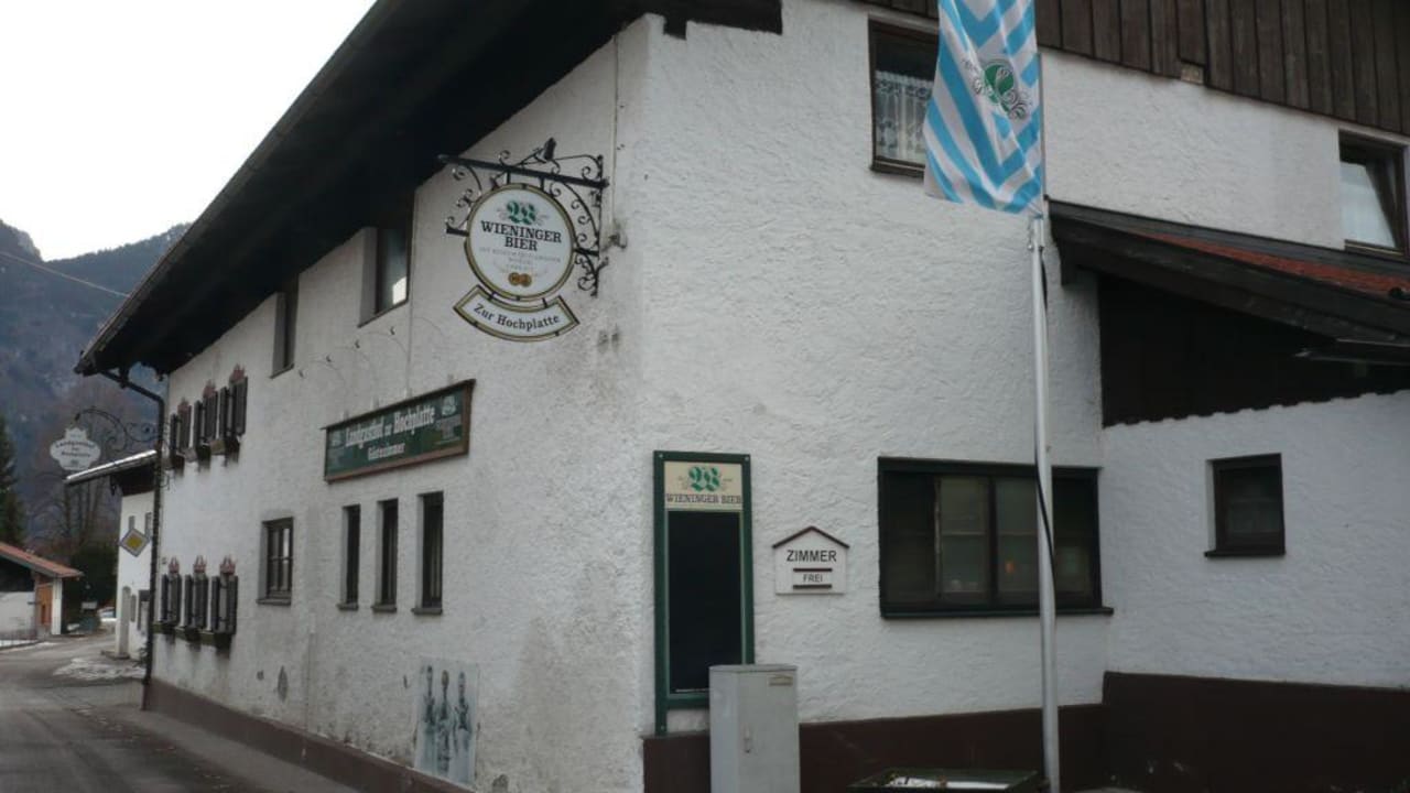 Seitenansicht Landgasthof zur Hochplatte