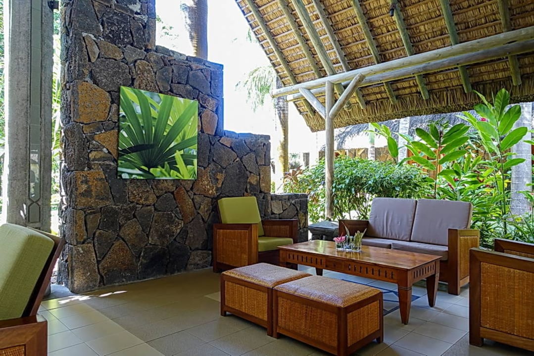 Wartezone im Eingangsbereich Shandrani Beachcomber Resort & Spa