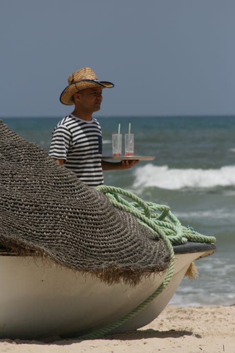 Waiter Serving Drinks El Ksar Resort & Thalasso