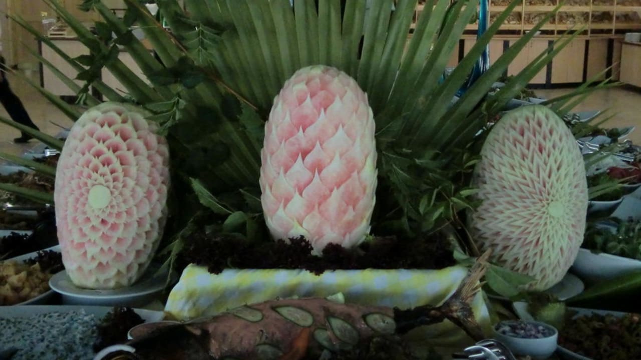 Wassermelonen Kunst Asteria Family Resort Side