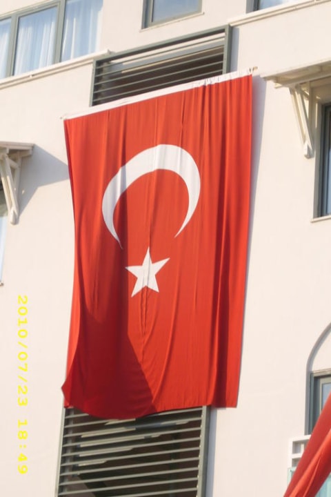 Deko am türkischen Abend Side Star Beach