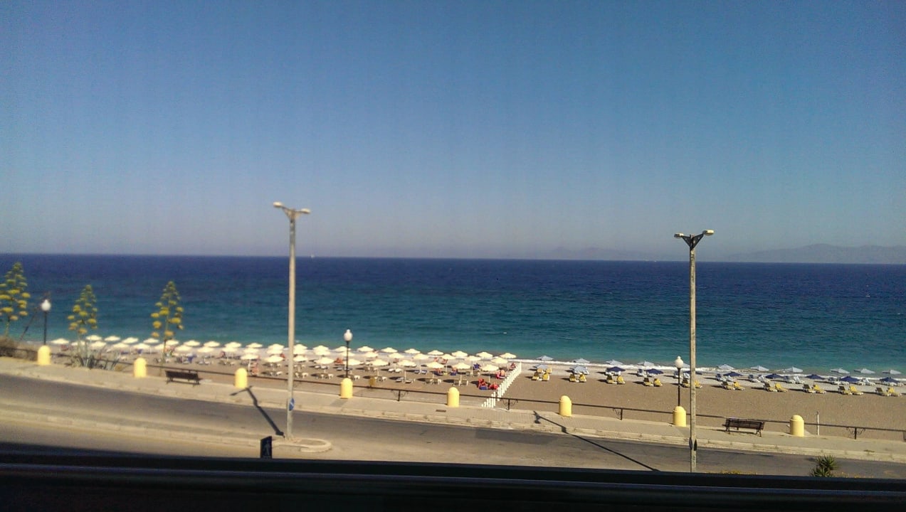 Blick vom Zimmer (1. Stock - Superior) Rhodos Horizon Resort