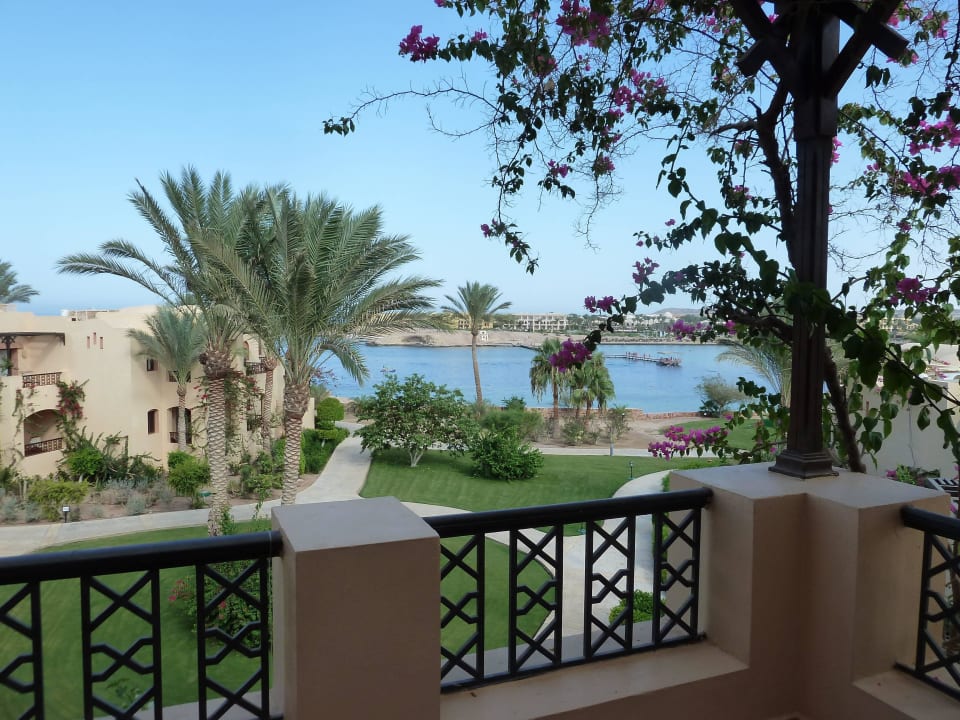 Blick in Garten und Bucht Steigenberger Coraya Beach - Adults only