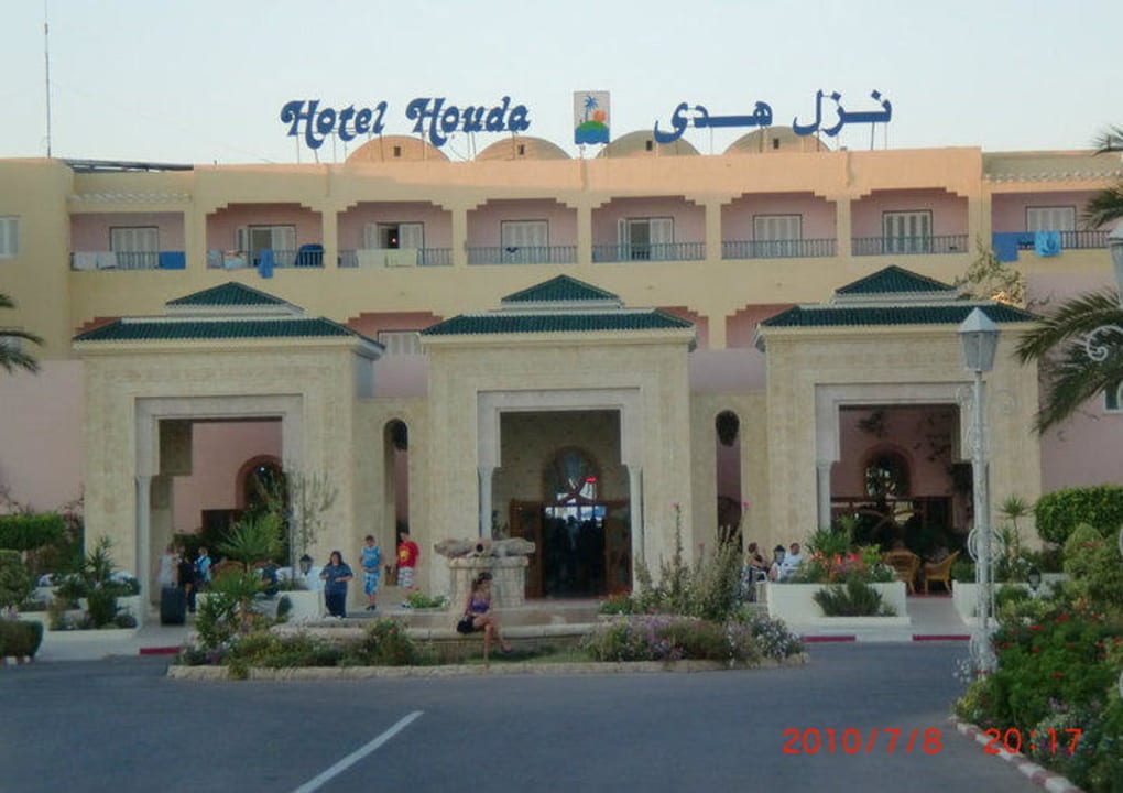 Front of hotel Houda Golf & Beach Club