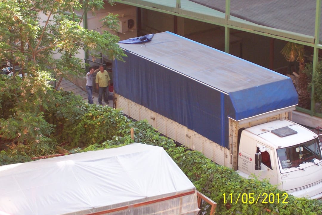 LKW entladen Bella Resort & Spa