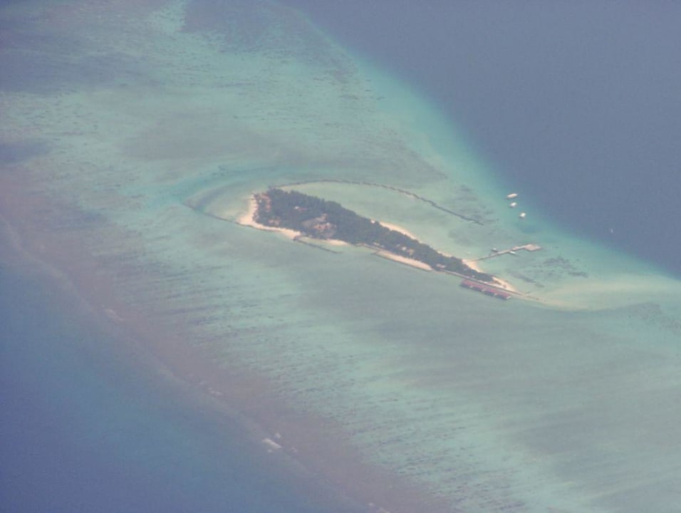 Summer Island Village aus der Luft Summer Island Maldives