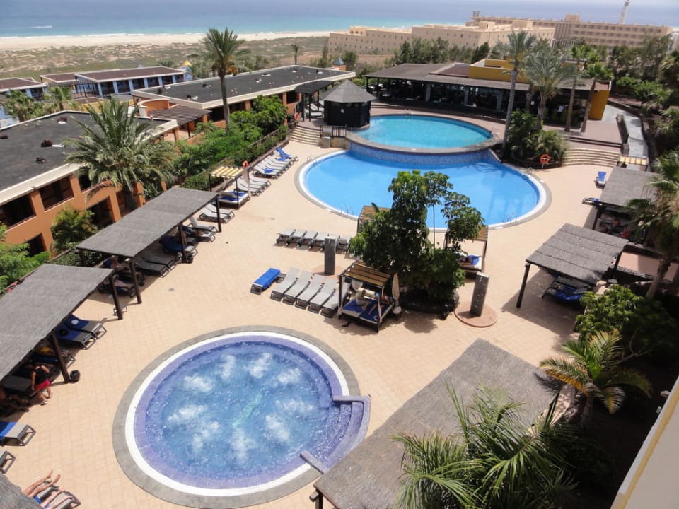 Poolanlage von oben Occidental Jandía Royal Level - Adults only