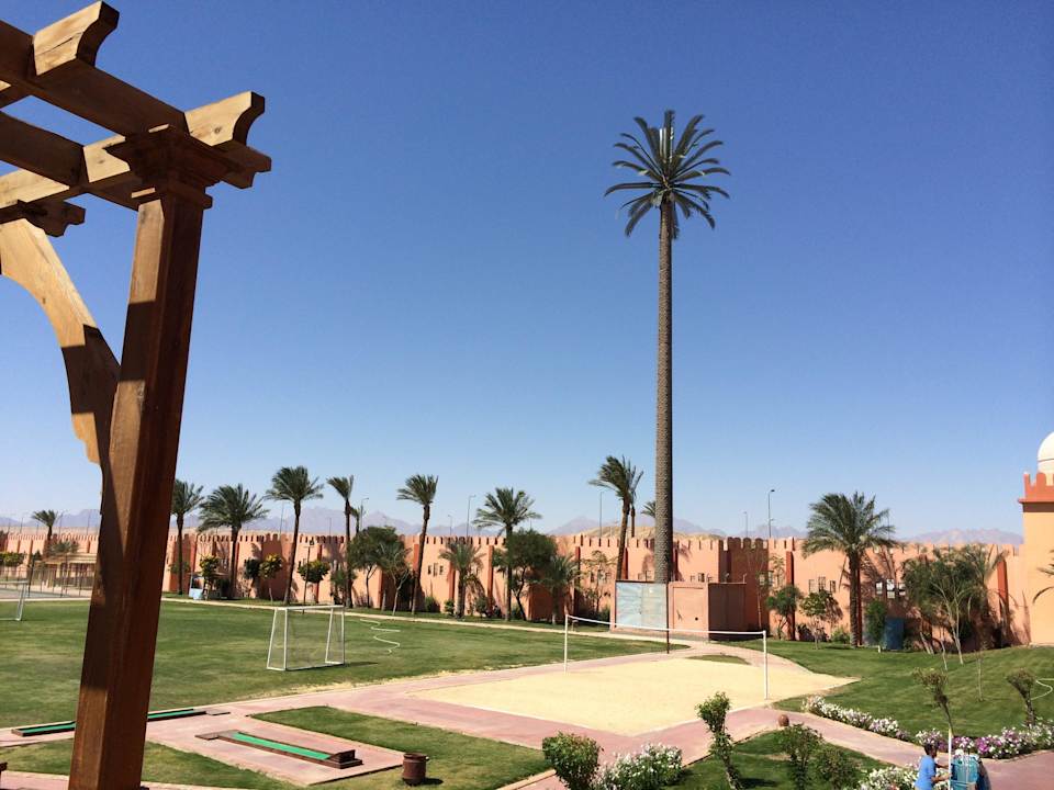 Von Terrasse aus  Pickalbatros Alf Leila Wa Leila Resort - Neverland Hurghada