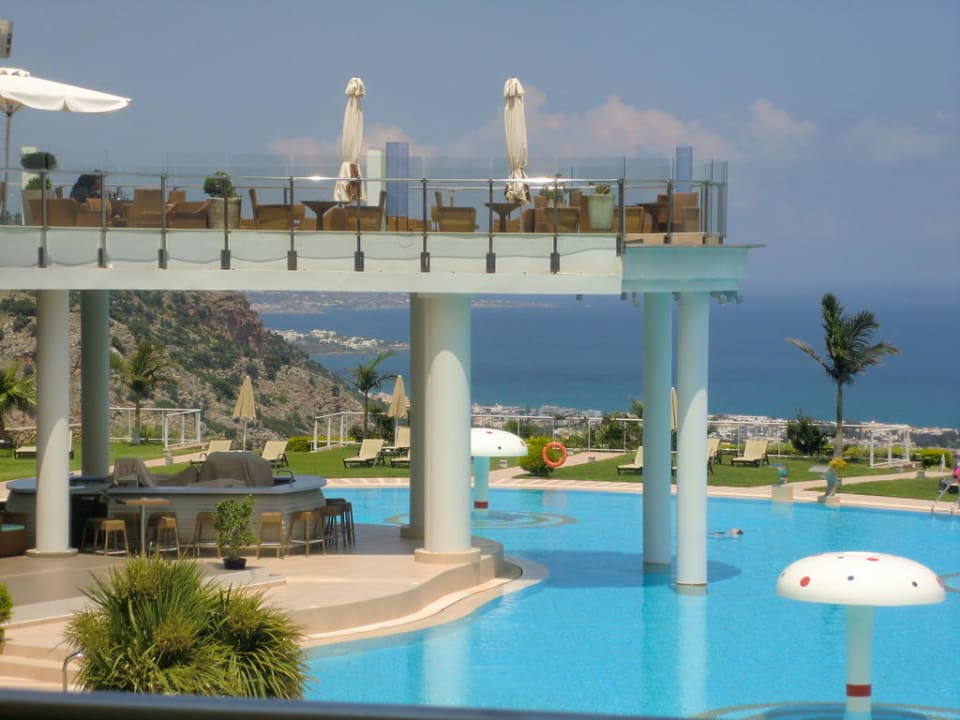 Bar/Terrasse The Noverian Scenic Crete 5 Star Hilltop Villa Resort & Spa