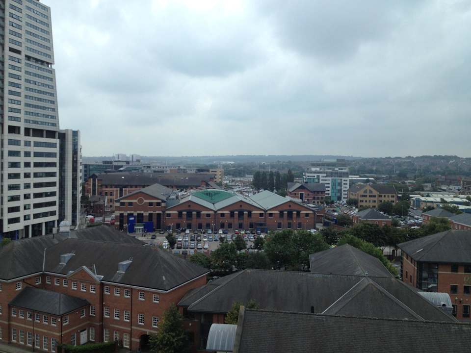 Ausblick vom 9. Stock Doubletree by Hilton Hotel Leeds City Centre
