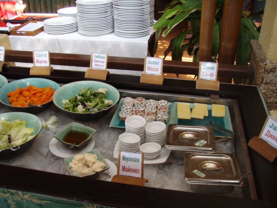 Käsebüffet Bamboo Village Beach Resort & Spa