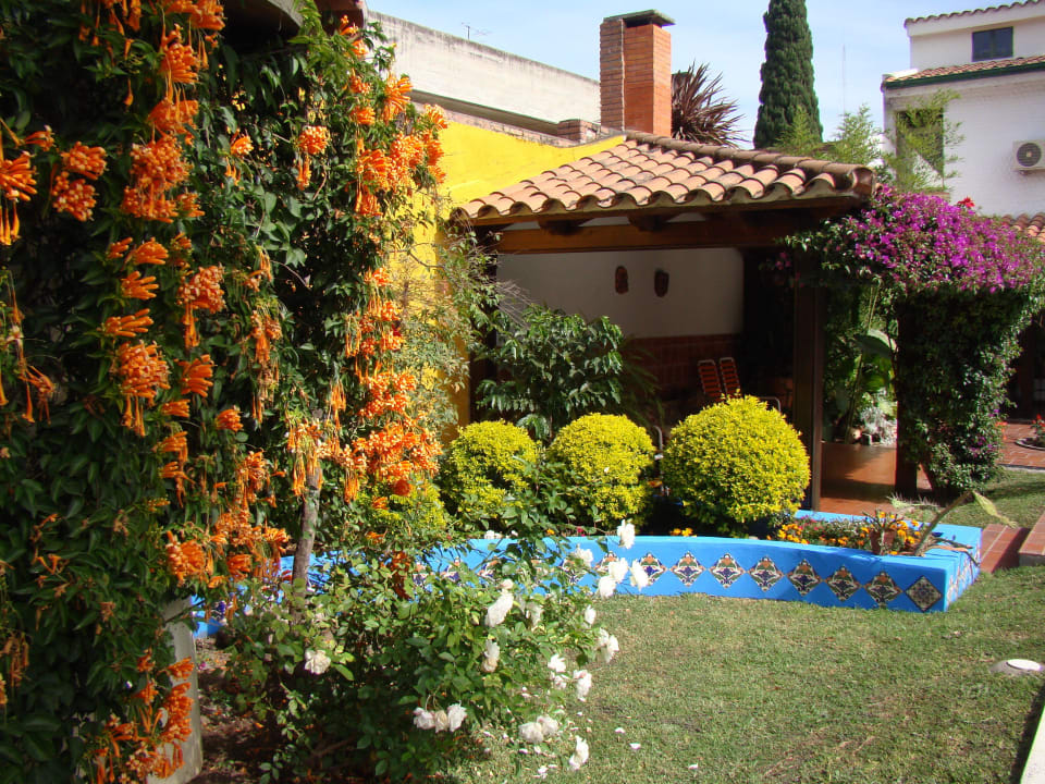 Vista del jardín Hotel La Candela