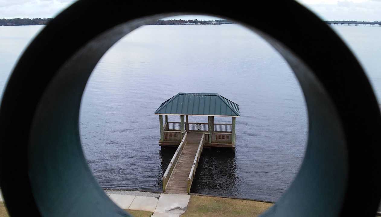 View from balcony  Hotel Courtyard by Marriott New Bern