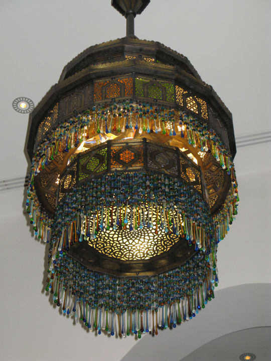 Sehr schöne Lampen Hilton Marsa Alam Nubian Resort