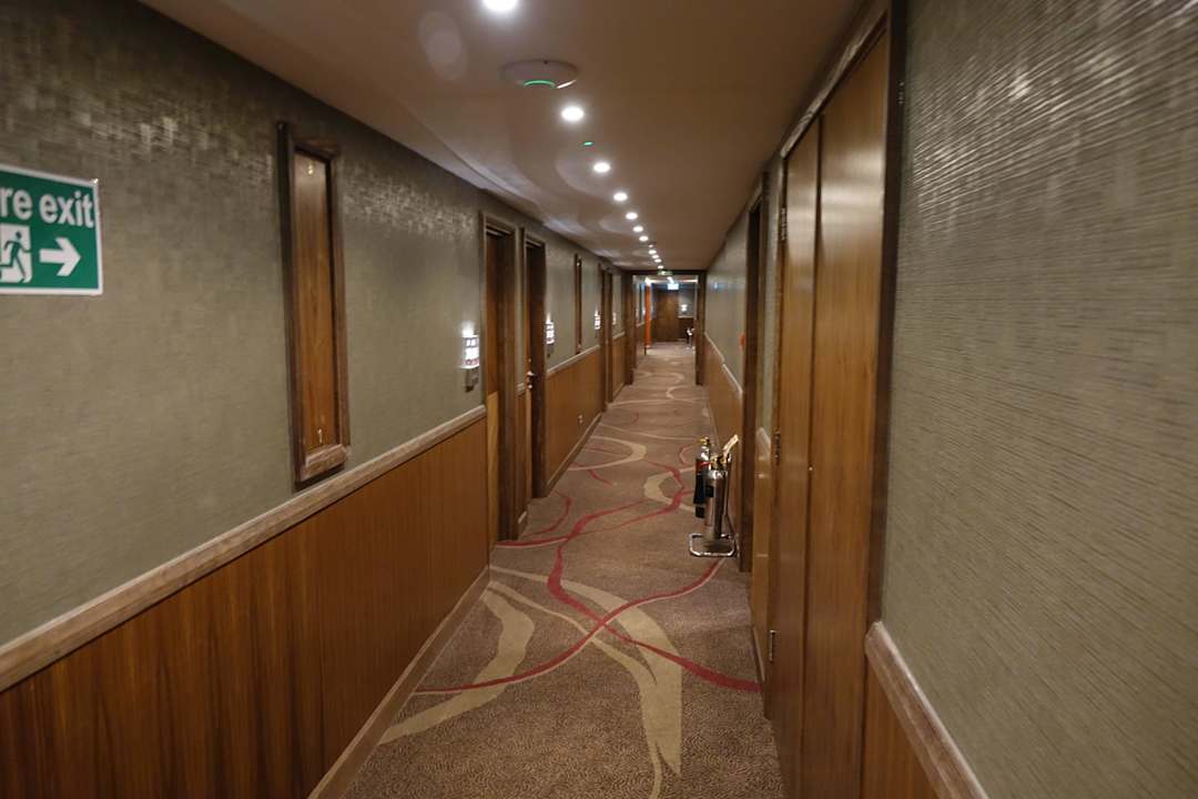 Gang zu den Zimmern Donnington Manor Hotel