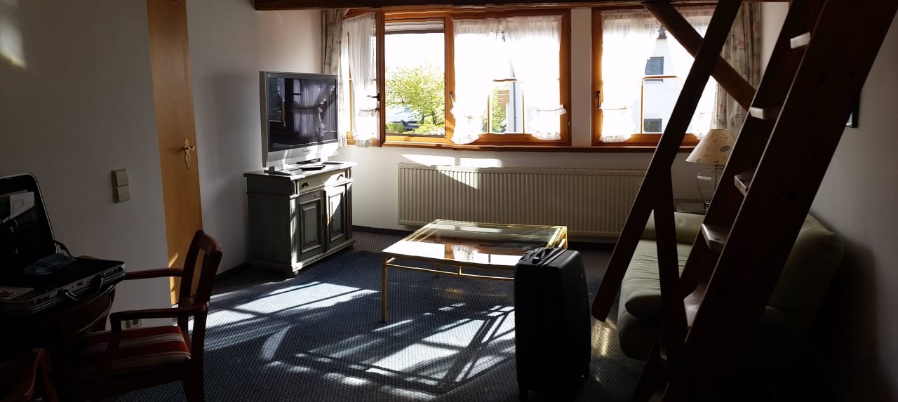 Vom Küchenbereich aus gesehen Landhotel Elfenhof