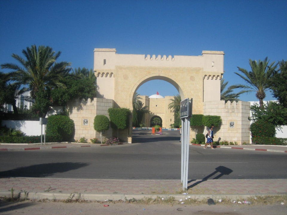 Eingang zum Hotel Mahdia Palace Thalasso