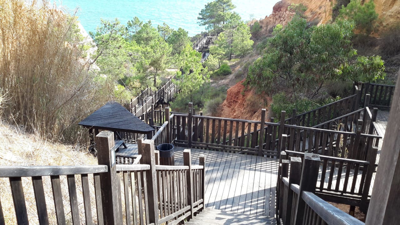 Die hohe,lange Treppe zum Strand 3HB Guaraná - All Inclusive