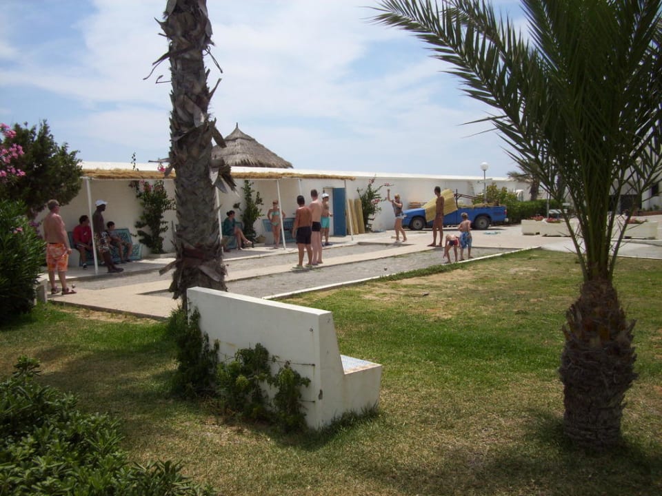 Beim Boccia-Spiel El Mehdi Beach Resort