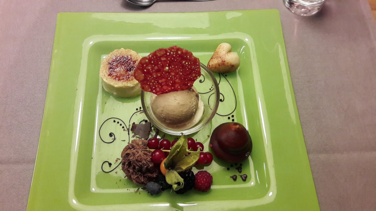 Sehr leckeres Dessert Nells Park Hotel