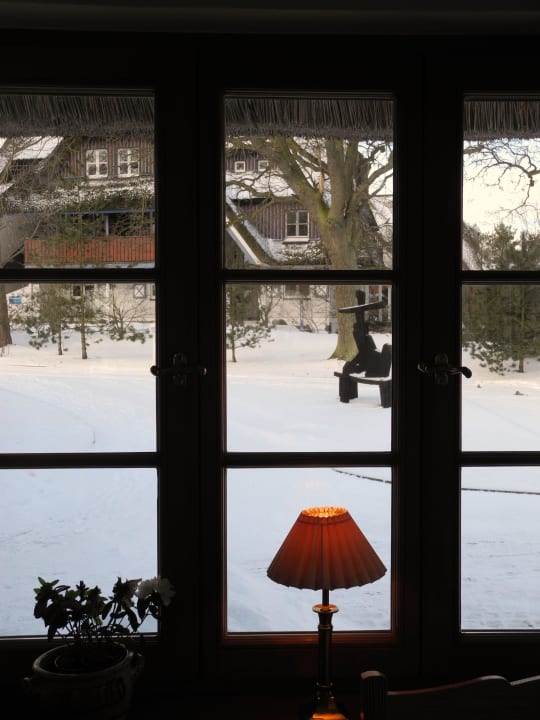 Blick vom Frühstücksraum Susewind Landhaus Susewind