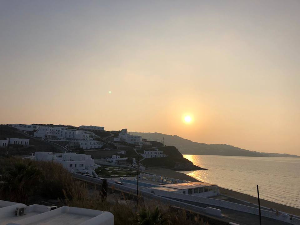 Ausblick Hotel Mykonos Beach