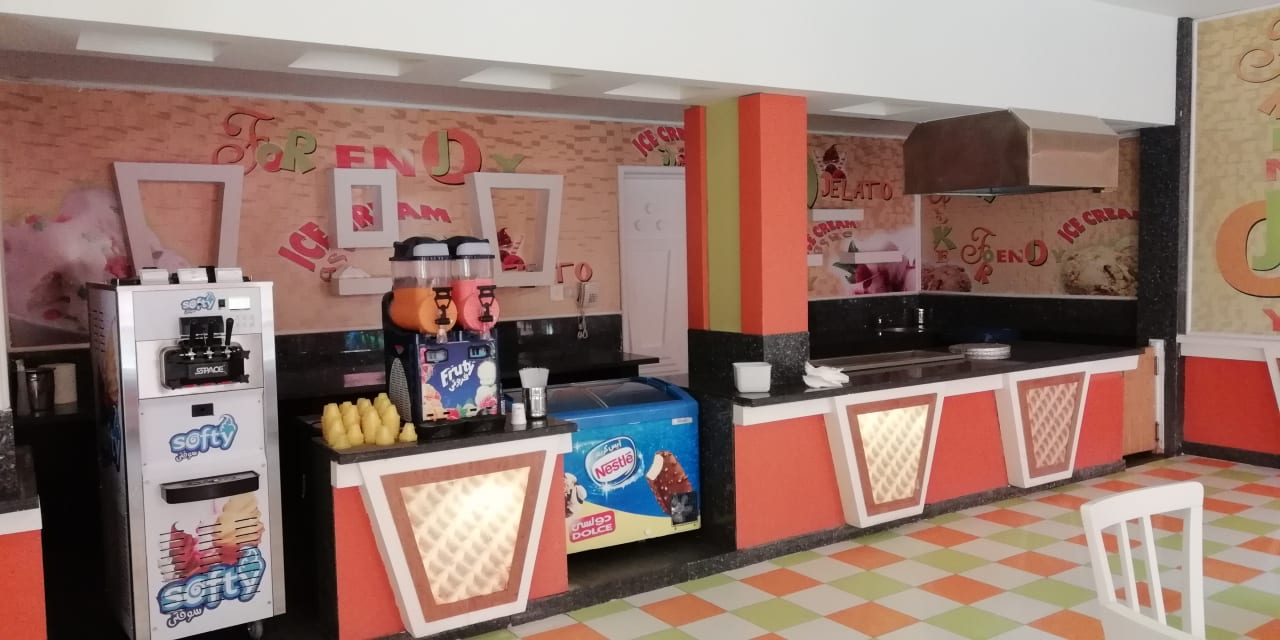 Der kleine Eisladen ( AI) Pickalbatros Alf Leila Wa Leila Resort - Neverland Hurghada