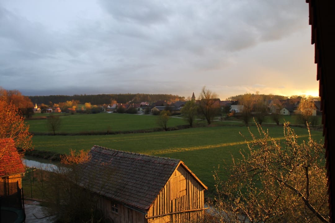Ausblick Ferienbauernhof Larrieder Mühle