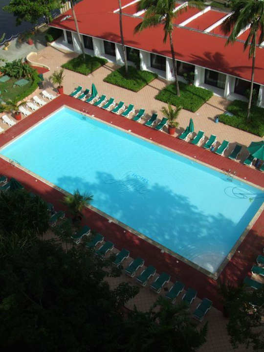 Poolansicht vom Balkon Hotel Jagua Affiliated by Meliá