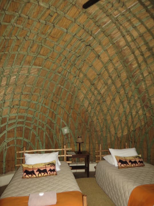 Hütten von innen Mlilwane Restcamp