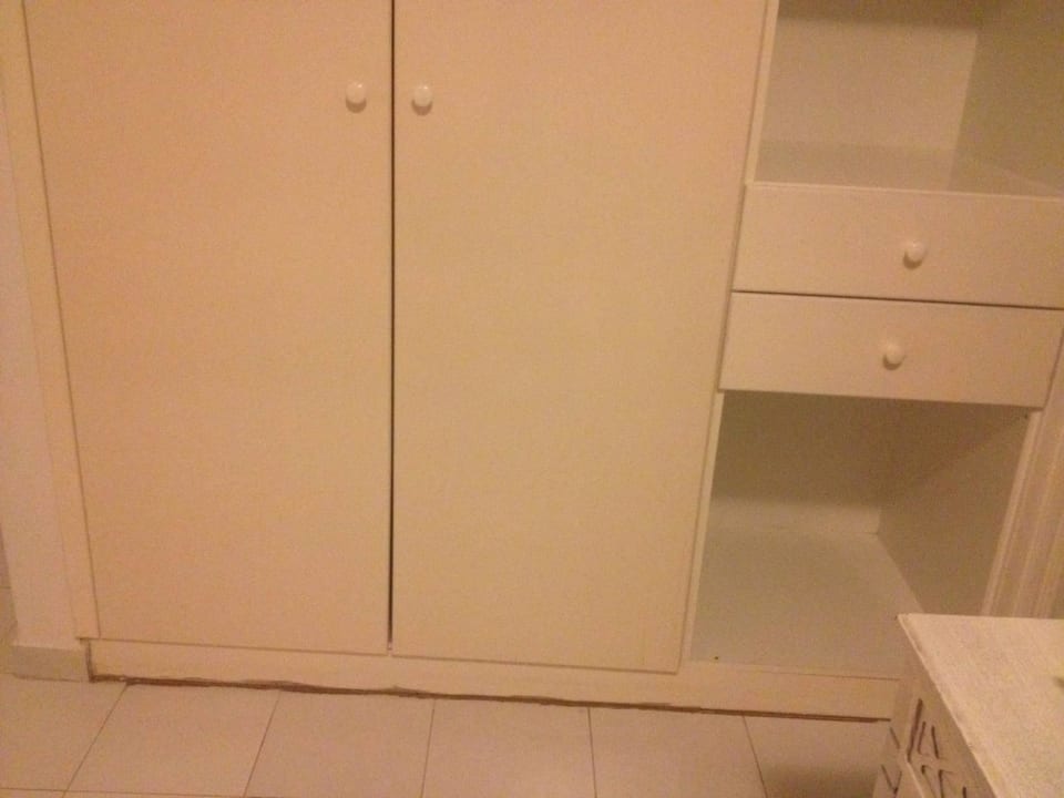 Room in the last building - horrible! Mitsis Family Village