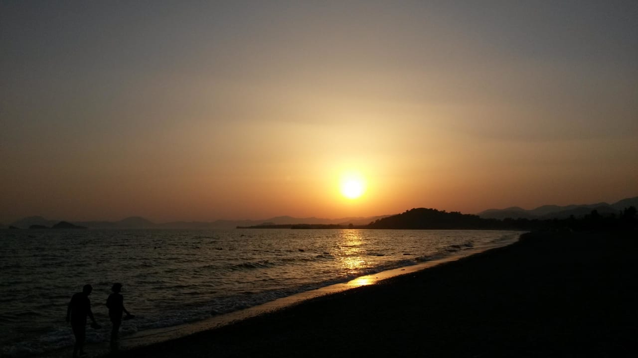 Sonnenuntergang Jiva Beach Resort