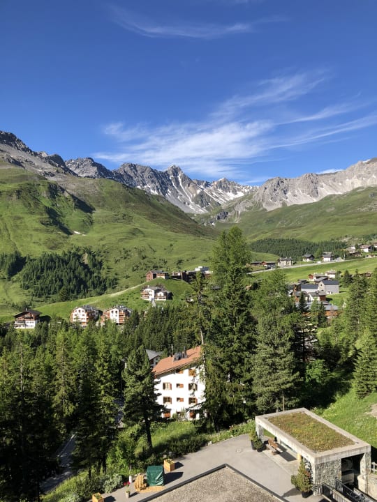 Ausblick Tschuggen Grand Hotel Arosa