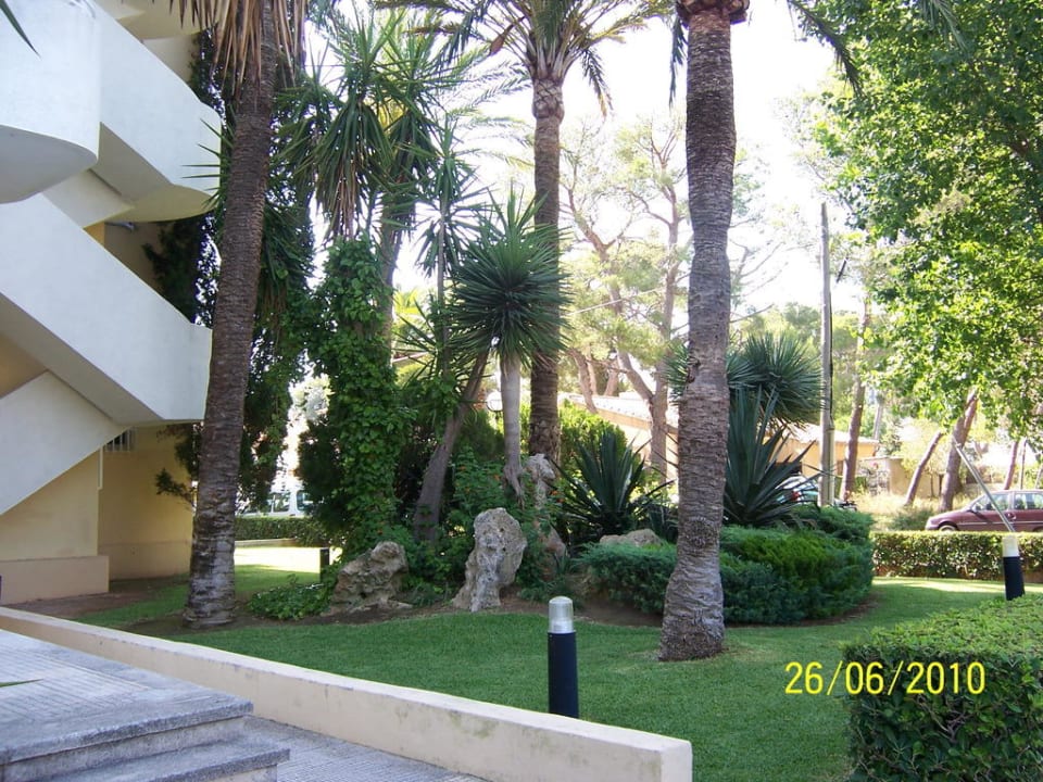 Sehr gepflegte Gartenanlagen Aparthotel Ivory Playa