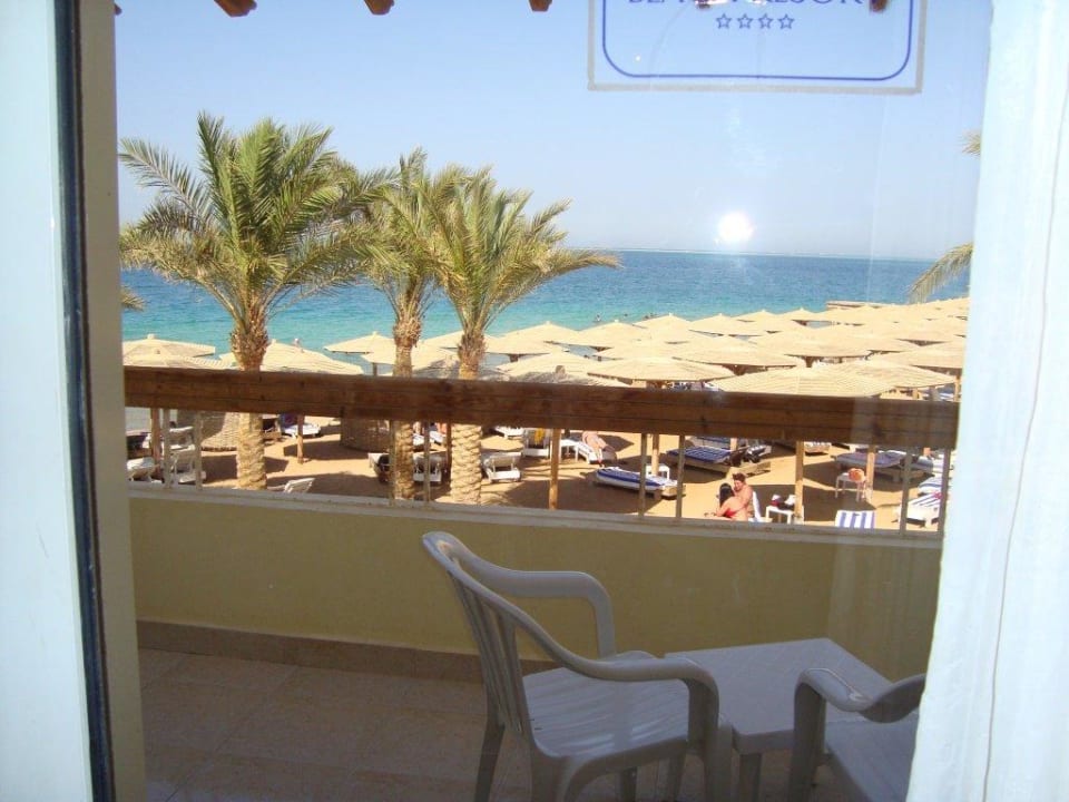 Unser tolles Meerblickzimmer Palm Beach Resort