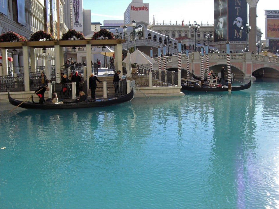 Gondelfluss vor dem Venetian The Venetian Resort & Casino