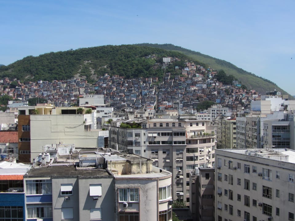 Ausblick vom Dach über Rio Hotel Atlantis Copacabana