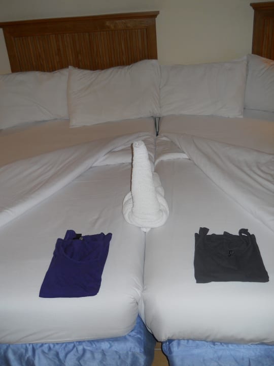 Bett im Zimmer Sharm Resort