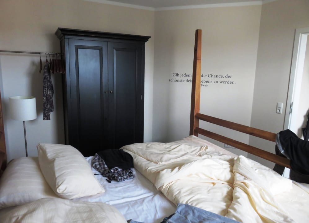 Schlafzimmer Ferienwohnungen in den Urlaubsräumen Am Meer