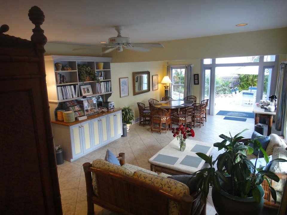 Frühstücksraum und Lobby Hotel Heron House Court