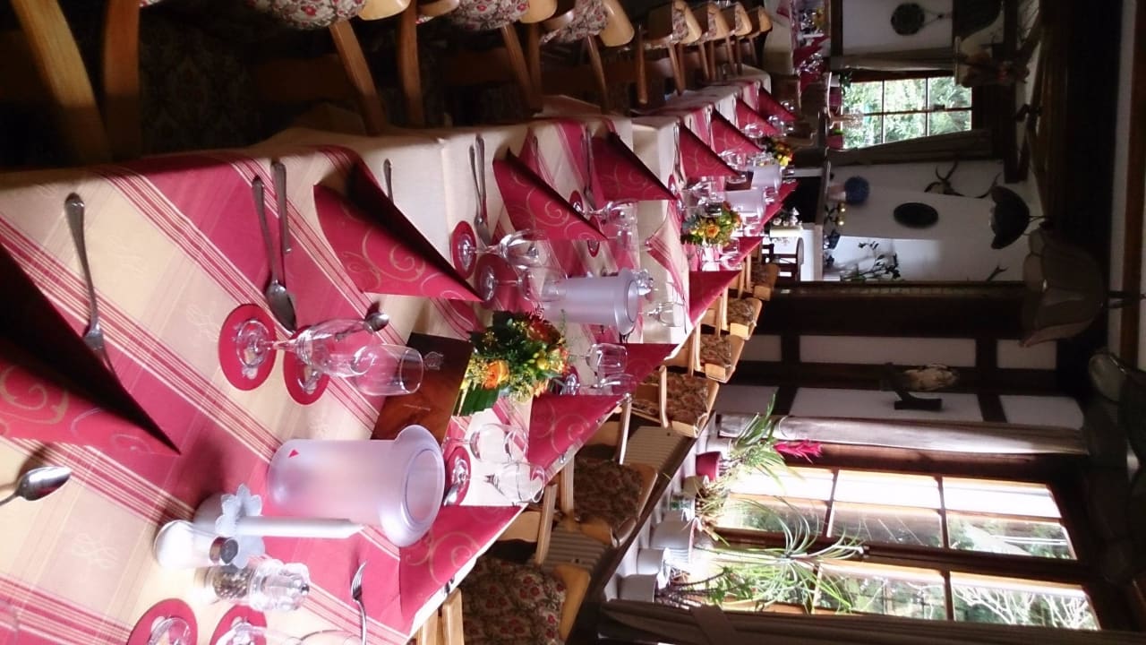 Festtafel 1 Hotel-Pension Altes Forsthaus