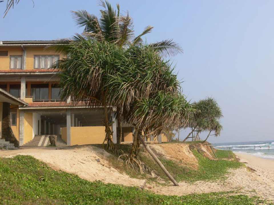 Blick vom Strand Hotel Koggala Beach