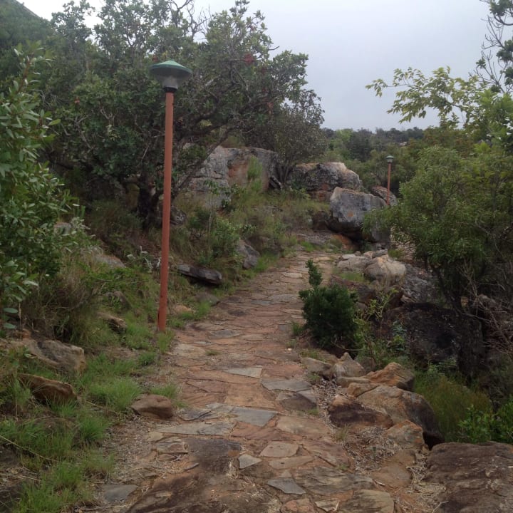 Weg zu den oberen Bungalows  Forever Resort Blyde Canyon