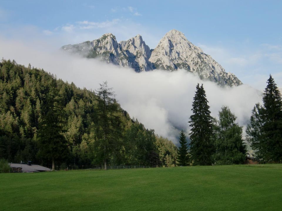 Wunderschöner Blick auf den Wilden Kaiser Pension-Biobauernhof Hagenhof