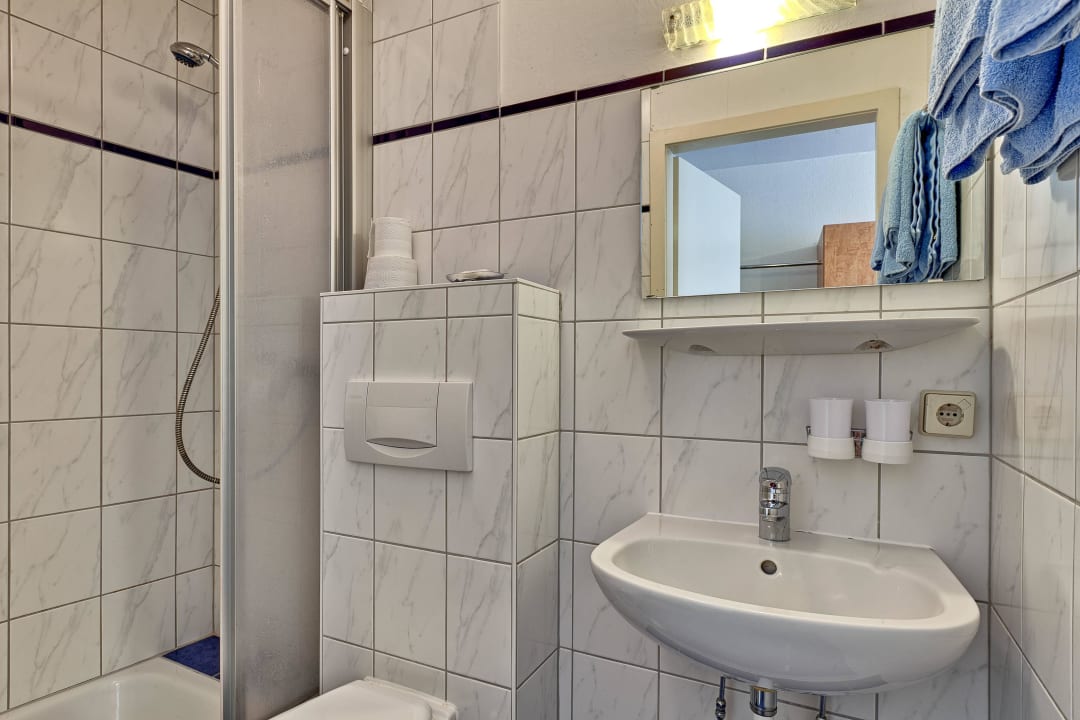 Badezimmer Beispiel Hotel Garni Alte Post