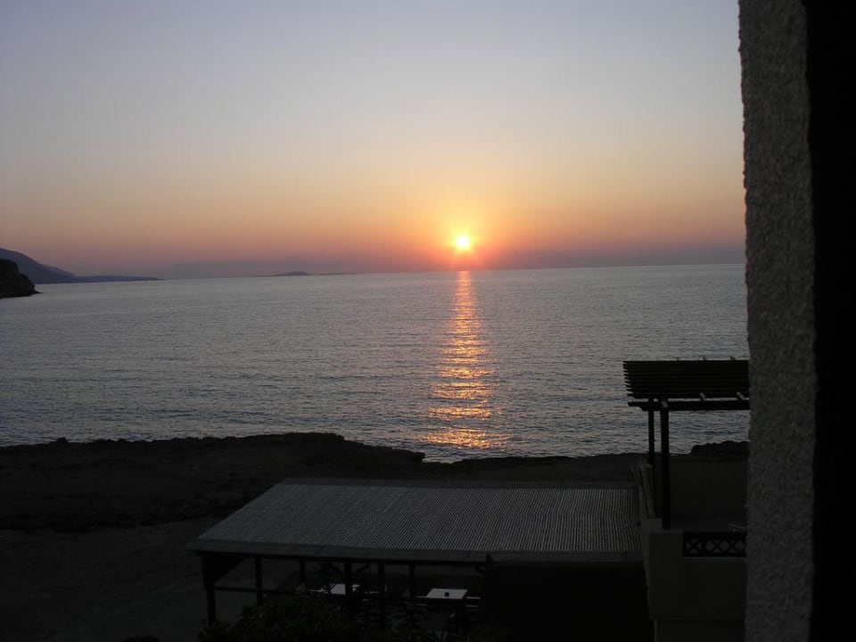 Sonnenuntergang Hotel Alpha