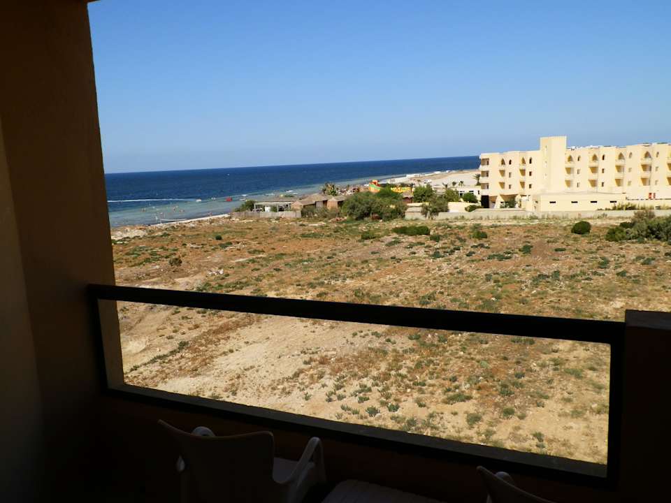 Aussicht vom Balkon Hotel Rosa Beach